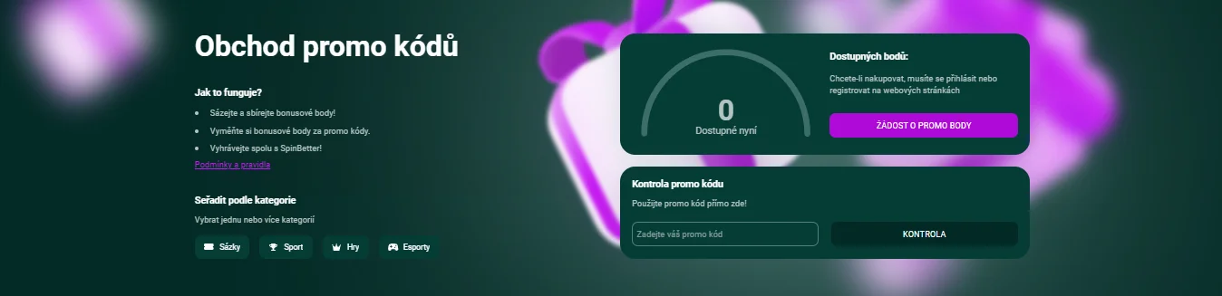 SpinBetter promo code